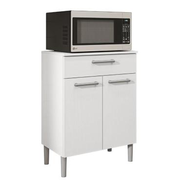 Imagem de Balcão De Cozinha Para Microondas Valência Branco