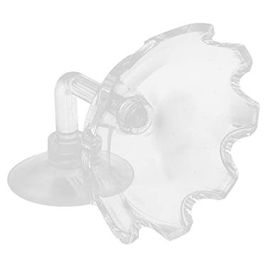 Imagem de aqxreight Prato de Alimentação de Camarão de Aquário Conjunto de Recipiente de Alimentador de Acrílico Transparente Com VentosaPrato de Alimentação de Camarão Acrílico Confiável Destacável que