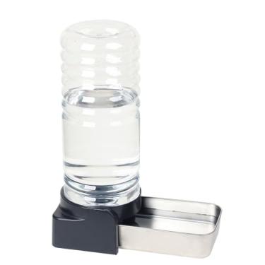 Imagem de PAKEWAY Bebedouro automático para animais de estimação de aço inoxidável, tigela de água gravitacional, dispensador de grande capacidade para gatos e cães pequenos a médios