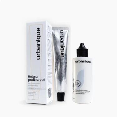 Imagem de Tintura para Sobrancelhas Profissional Urbanique Livre de Amônia e PPD