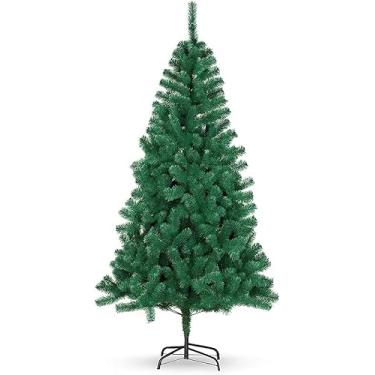 Imagem de Árvore de Natal Super 1,80m Pinheiro Luxo 850 Galhos, Cheia, Realista e com Base de Ferro Reforçada Decoração Natalina