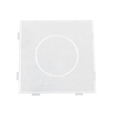 Imagem de Nishiyuenyi Placas de Encaixe para Miçangas, Ideais para Artesanato Faça Você Mesmo, para Profissionais E Iniciantes. Materiais Resistentes a Altas Temperaturas P, Transparente, Tamanho real