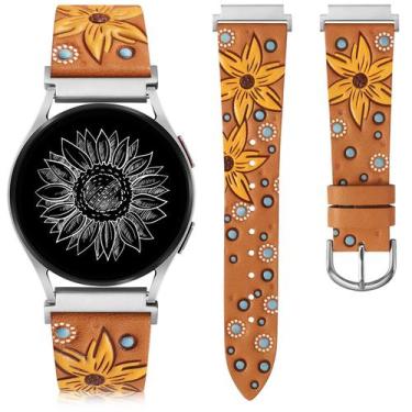 Imagem de Pulseira de reposição de couro Minyee para Samsung Galaxy Watch 7