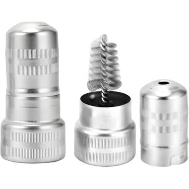 Imagem de Escova de limpeza de terminal de bateria de carro escovas de limpeza de bateria de carro derusting acessórios de arruela de poste de bateria automática, 1 peça