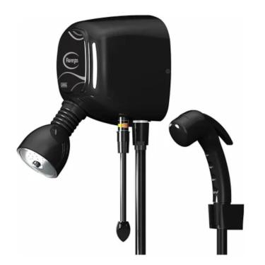 Imagem de Ducha Elétrica Florenza Controle Acessível Preto - Cardal Voltagem:220V