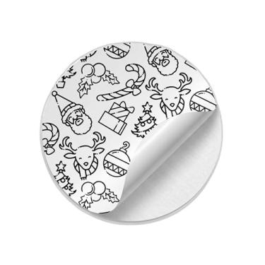 Imagem de Ladrilho Decorativo de Cerâmica Natalino com Estampa de Padrões Sem Costura