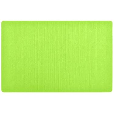 Imagem de TSENQUE Tapete de porta engraçado verde amarelo personalizado tapete de porta externo lavável tapete de entrada interno para casa tapete de varanda impermeável 81,3 cm x 50,8 cm