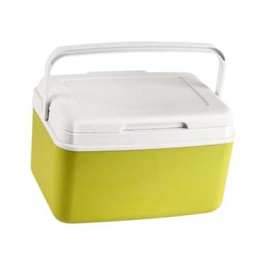 Imagem de simhoa Caixa de refrigerador isolada Retenção de gelo resfriador congelador de refrigerador multiuso peito de gelo pequeno pequeno para churrasco praia, 6l