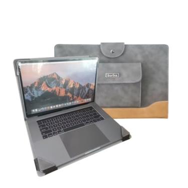 Imagem de Berfea Capa protetora com suporte para laptop Dell 15 DC15250 DC15255 de 15,6 polegadas, capa rígida de transporte