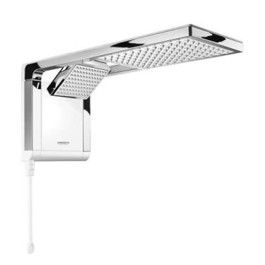 Imagem de Chuveiro Lorenzetti Acqua Duo Eletrônico Branco/Cromado, 220V