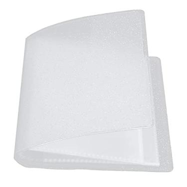 Imagem de GLOGLOW e Acessórios Mini, Material de PVC, Comporta 64 Fotos, 16 Páginas, Design Compacto, álbum de Fotos 11x13,5x1,5cm para Nan (Branco)
