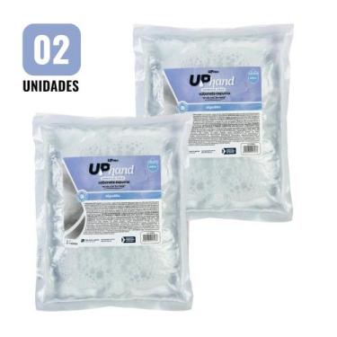 Imagem de Kit 2 Refil Sabonete Espuma 600ml Algodão Up Hand Bag s/ Válvula - UPP