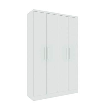 Imagem de Roupeiro 4 Ptas Amsterdam Branco - Tcil Móveis