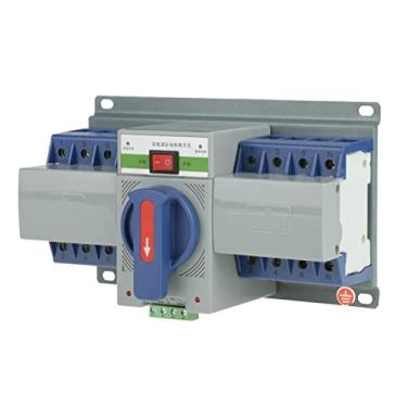 Imagem de ZJchao Interruptor de Transferência Automática, 400V 63A 4P Interruptor de Transferência de Energia Dupla Disjuntor de do Gerador de Manual de Comutação do Gerador para Edifícios de Escritórios
