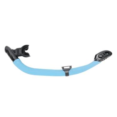 Imagem de Cryfokt Snorkel de Mergulho de Dupla Função Totalmente Seco Com Válvula de Mordida Confortável para Mergulho Livre Equipamento de Universal Respiração Fácil (#1)