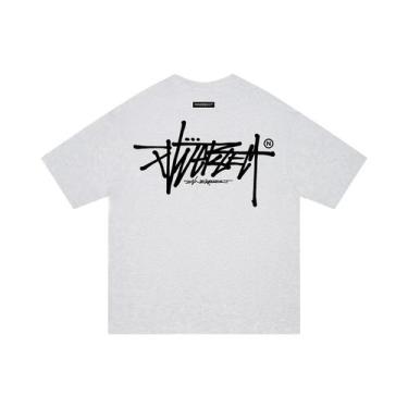 Imagem de Camiseta Unissex Criativa Com Estampa Floral, Gola Redonda, Versátil, 