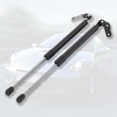 Imagem de Suportes hidráulicos para porta-malas, 2 peças de suportes de elevação da porta traseira, amortecedores de elevação do capô movido a gás hidráulico, kits de assistência de suporte de molas de barra