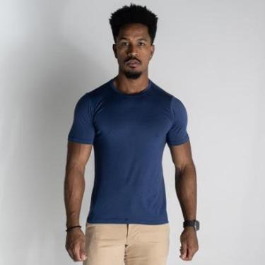 Imagem de Camiseta Versatiold Tech Modal Azul Marinho-Masculino