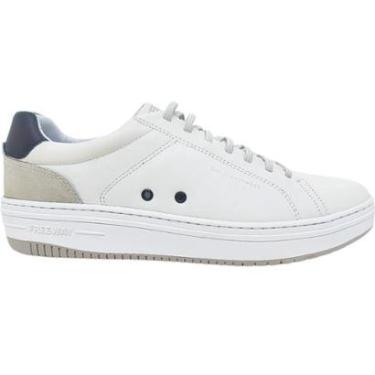 Imagem de Sapatênis Masculino Casual Dia a Dia Passeio Trabalho em Couro Calce Fácil Ultra Conforto Free Way E-Masculino