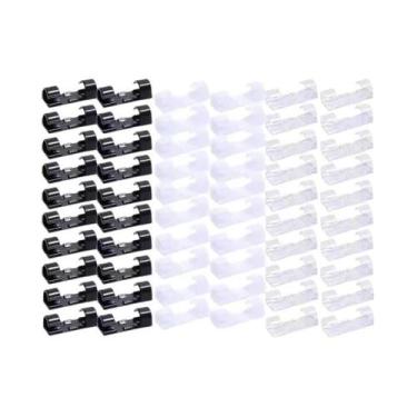 Imagem de Organizador De Cabos Autoadesivo: Suporte Para Gerenciamento De Fios P