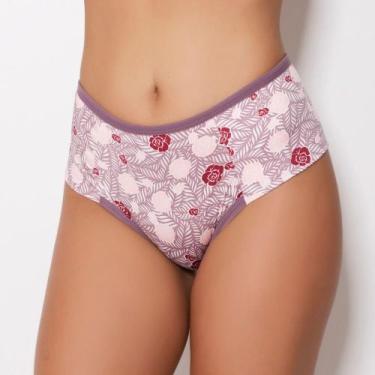 Imagem de Calcinha Ana Microfibra Estampas Cor:Viés Orquídea/ EstampVarTamanho:M