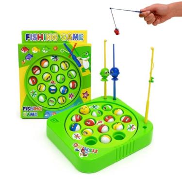 Imagem de FishPlay™ Jogo Pega Peixe Pesca Maluca Infantil – Diversão Sem Telas para Crianças e Família | Brinquedo de Pesca Infantil