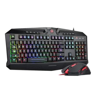 Imagem de Kit Teclado e Mouse Gamer Redragon Essentials S101-1
