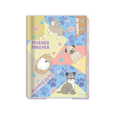 Imagem de Caderno Brochurão Pet Fun + Miau de Rua 80 Folhas -Tamanho 200×275 mm Caderno Costurado Infantil Animais (Friends Forever)