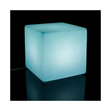 Imagem de Cadeira Cubo de Plástico Iluminado Ibiza Azul Bebê Freso