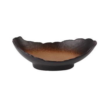 Imagem de Pires de plantas Prato decorativo de mesa em cerâmica com formato navio retrô para arranjos florais e plantas