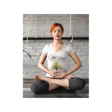 Imagem de Baby Look Carpe Diem Branca - Del France, GG