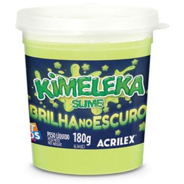 Imagem de Slime Kimeleka GLOW IN THE DARK - Brilha NO Escuro - Display com 06