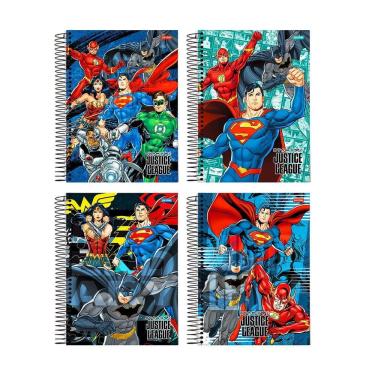 Imagem de Caderno Escolar Super Man Batman Universitário 80 Folhas 1M