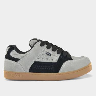 Imagem de Tênis Qix Am Suede Masculino, Bege, Preto, 41