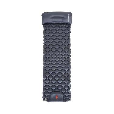 Imagem de Colchão Inflável Ultraleve para Camping com Bomba Embutida e Travessei