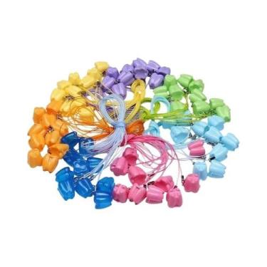 Imagem de Caixa Organizadora Em Forma De Dente De Cor Aleatória 20PCS 50PCS Cont