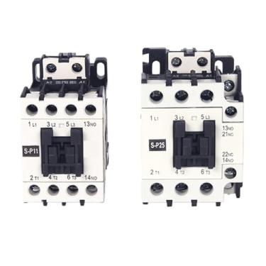Imagem de 1PC Contator AC S-P60 11 12 15 S-P30 25 16 21 40 35 50 80 220v380v24V36V110V48V (S-P35,24V)