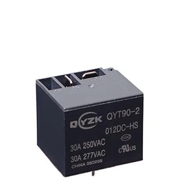 Imagem de 2PC 12V T90 Relé 4 pinos normalmente aberto 30A250V eletrodomésticos relé pequeno de alta potência (tamanho: 24V)