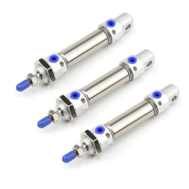 Imagem de Mini cilindro de aço inoxidável com amortecedor de ar MAC20*25/50/75/100/150/200/250/300-S-CA 1 peça (MAC20X450)