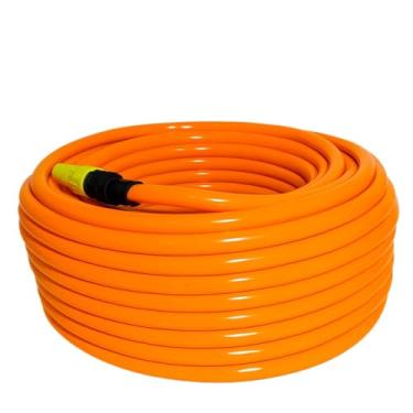 Imagem de Mangueira De Jardim Siliconada Laranja Completo(50 Metros)