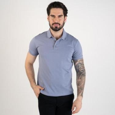 Imagem de Camisa Polo Ellus Piquet Roxo Claro-Masculino