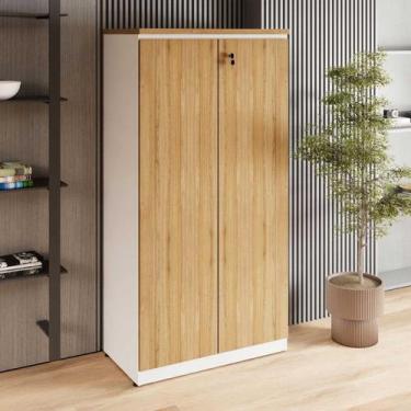 Imagem de Armário Alto 160cm para Escritório 2 Portas com Chave Corporate F5 - F