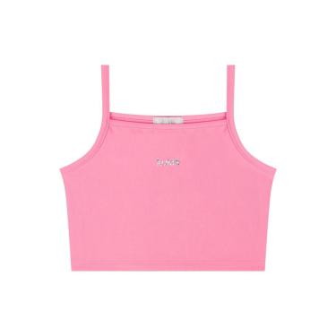 Imagem de Top Cropped em Poliamida Infantil Menina Kukiê Rosa Neon-Feminino
