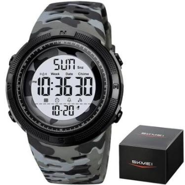 Imagem de Relógio Skmei 2070 Á Prova D'água 50m Shock Digital Esportivo Claro-Unissex