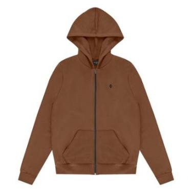 Imagem de Jaqueta Masculina Plus Moletom Premium Diametro Marrom-Masculino