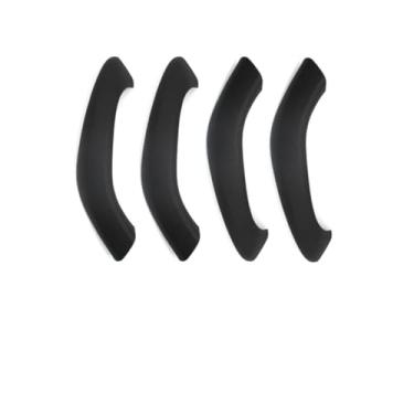 Imagem de Maçanetas internas da porta acessórios do carro frente traseira esquerda direita puxador da porta capa exterior Compatível com bmw x1 x2 f48 f49 f39 2016-2022(Black - 4pcs)