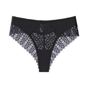 Imagem de Calcinha Triangular Em Renda Em Forma De Folha, Lingerie Sexy Com Reco