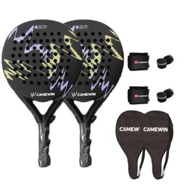 Imagem de Raquetes de praia CAMEWIN Carbon Fiber 2 PCS com acessórios