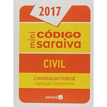 Imagem de Mini Código Saraiva Civil 2017: Constituição Federal e Legislação Comp