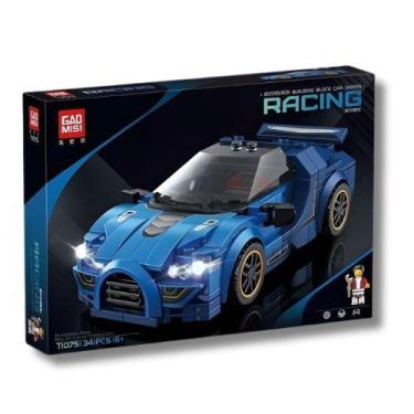 Imagem de Bloco de Montar de Carro Esportivo Speed 1:18 - Estilo Lego Technic +4
